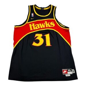 Vintage Atlanta Hawks Jersey Mens XL NBA Basketball Jason Terry Nike 90s